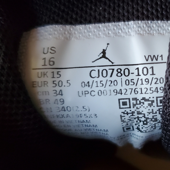 Air JORDAN Shoes Size 16 - Picture 7 of 7